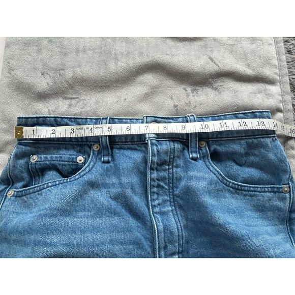 Rag & Bone Nina high-rise ankle cigarette jeans Poppy 27 Raw Hem Cropped Classic - Picture 15 of 15